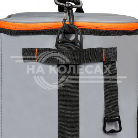 Сумка-холодильник (термосумка)&quot;Пикник&quot;, 32л, 37,5*34*26см, водонепр.,серая