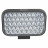 Фара светодиодная прямоугольная 42LED, направленный свет, 42Вт, 152х104х40мм, 12/24В
