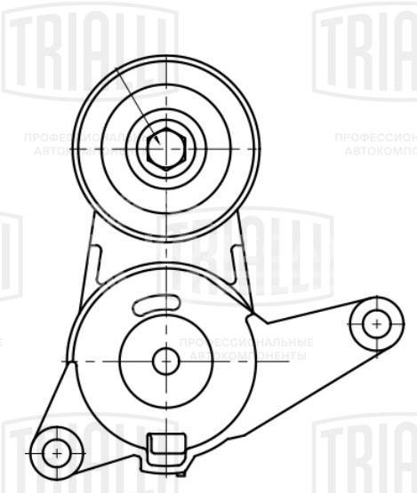 Ролик приводного ремня для автомобилей Chevrolet Captiva (06-) 3.0i/3.2i с натяжным механизмом
