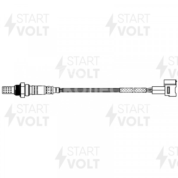 Датчик кислорода для автомобилей Suzuki SX4 (06-)/Liana (01-) 1.6i до катализатора (тип Denso) 4 pin