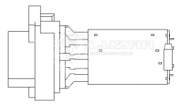 Резистор электровентилятора отопителя для автомобилей Ford Transit (00-)/Transit (06-)