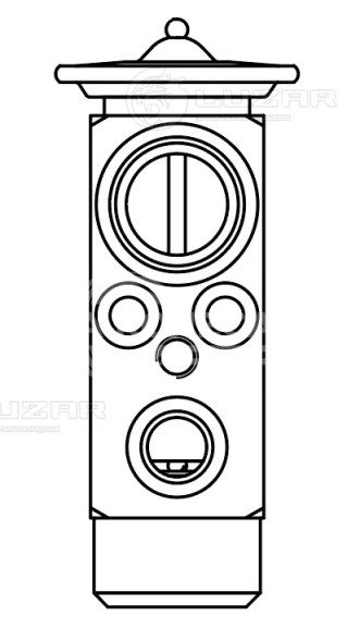 Клапан расширительный кондиционера (ТРВ) для автомобилей Astra H (04-) 1.6i/1.8i