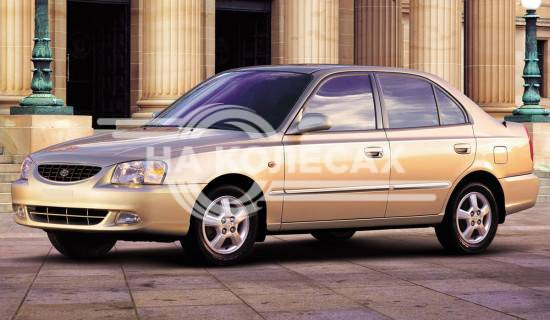 Фара левая  под электрокорректор HYUNDAI ACCENT(Тагаз) левая