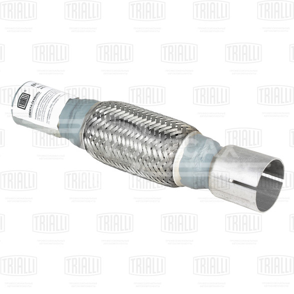 Переходник 45/50 L=300 под хомут с виброкомпенсатором 45х150 (нержавеющая алюминизированная сталь)