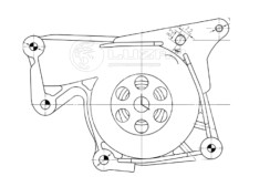 Насос водяной для автомобилей Renault Duster (12-)/Megane III (09-) 1.5d [K9K]