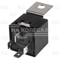Реле автомобильное 4 контактное 24V 20A (с кронштейном) универсальное