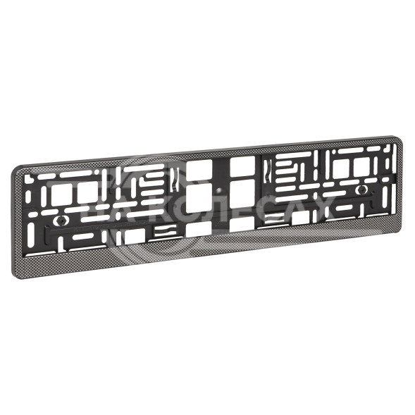 Рамка под номерной знак &quot;Карбон&quot;, с планкой