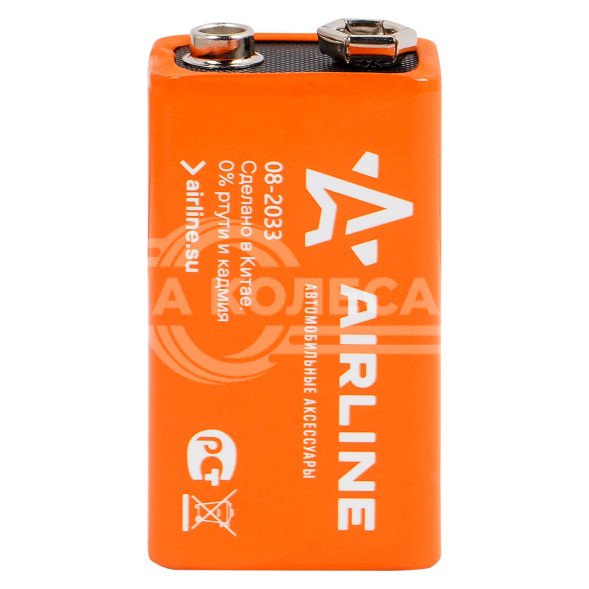 Батарейка 6LR61/Крона 9V щелочная 1 шт.