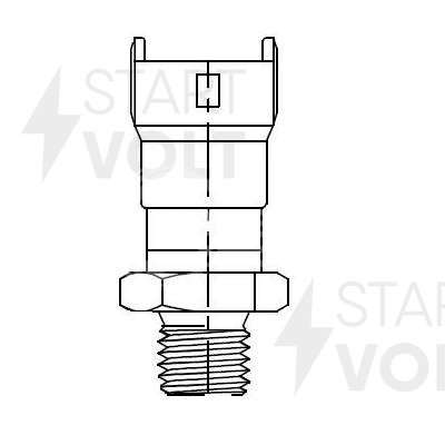 Датчик перегрева 111 (100C, штекер)