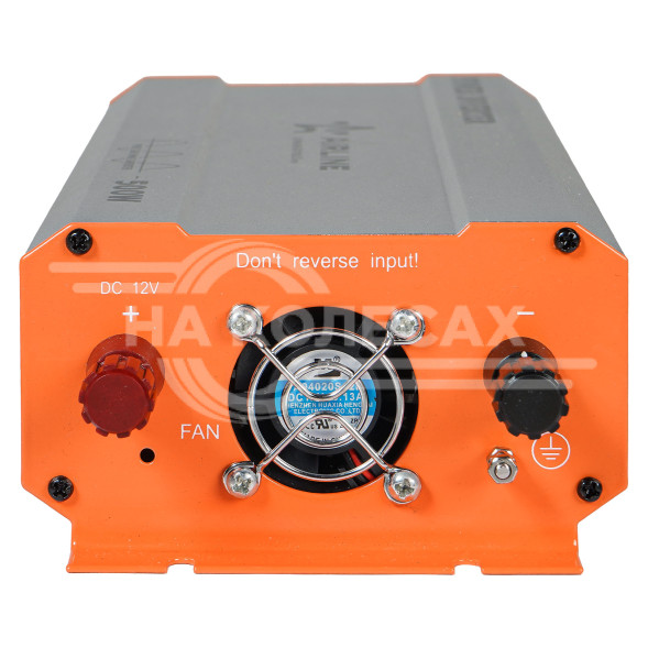 Инвертор автомобильный 12В-220В, 500 Вт чистый синус