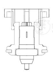 Термостат для автомобилей Skoda Octavia A7 (13-) (термоэлемент) (87°С)