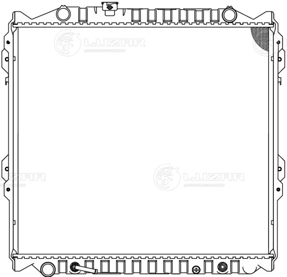 Радиатор охлаждения для автомобилей LC Prado 90 (96-)/4RUNNER (95-) 2.7i/3.4i