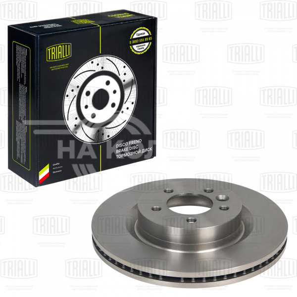 Диск тормозной передний для автомобилей Land Rover Discovery (04-) 4.4i / Range Rover Sport (05-) 4.4i d=337