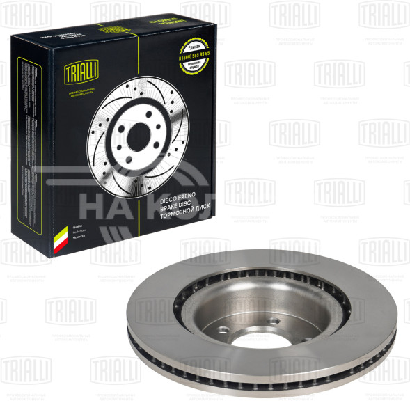 Диск тормозной передний для автомобилей Land Rover Discovery (04-) 4.4i / Range Rover Sport (05-) 4.4i d=337