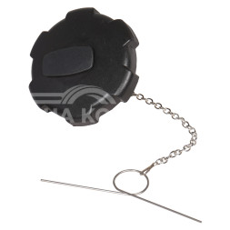 Крышка топливного бака 80мм с ключами и защитой, для а/м Volvo, MAN, Renault пласт./метал.