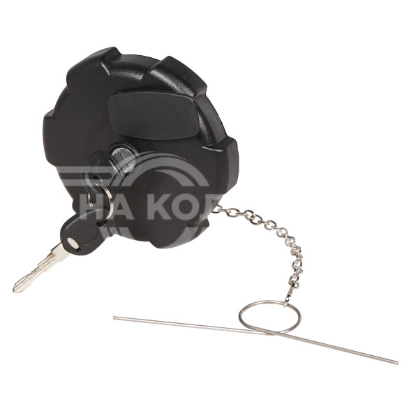 Крышка топливного бака 80мм с ключами и защитой, для а/м Volvo, MAN, Renault пласт./метал.