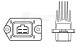 Резистор электровентилятора отопителя для автомобилей Hyundai Solaris II (17-)/Creta (16-)/KIA Rio IV (17-) (auto A/C)