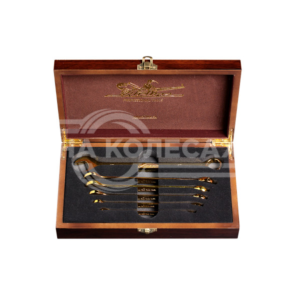 Набор ключей комбинированных в дер. коробке 6 предм. (8,10,12,13,14,17мм)