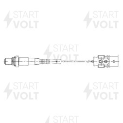 Датчик кислорода для автомобилей Ford Mondeo (15-) 2.0i/KIA Sportage (16-) 1.7d до катализатора