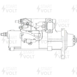 Стартер для автомобилей Volvo FH (05-)/FM (05-) с дв. D13A400/D13A440 24В 5,5кВт (шпилька)