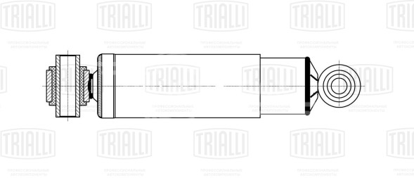 Амортизатор полуприцепа, для прицепа SAF (341/532 70х75 20х78 20х68 О/О)