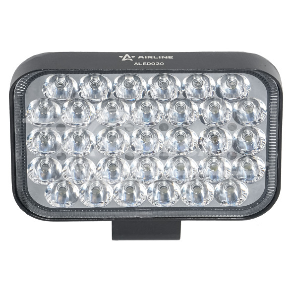 Фара светодиодная прямоугольная 33LED, направленный свет, 33Вт, 135х95х38мм, 12/24В