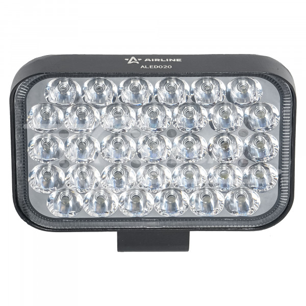 Фара светодиодная прямоугольная 33LED, направленный свет, 33Вт, 135х95х38мм, 12/24В