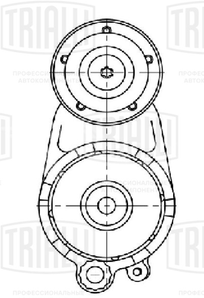 Ролик приводного ремня для автомобилей Mercedes-Benz M (W166) (11-) 3.0d с натяжным механизмом  (CM 5447)