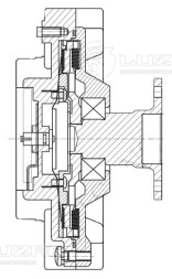 Муфта вязкостная для автомобилей Nissan Pathfinder (05-)/Navara (05-) 2.5D (без крыльчатки)
