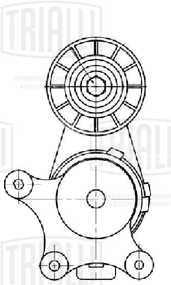 Ролик приводного ремня для автомобилей Ford Explorer (10-) 3.5i /Mazda CX-9 (06-) 3.7i с натяжным механизмом