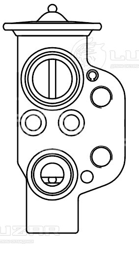 Клапан расширительный кондиционера (ТРВ) для автомобилей Оctavia (A5) (04-)/Golf VI (08-)