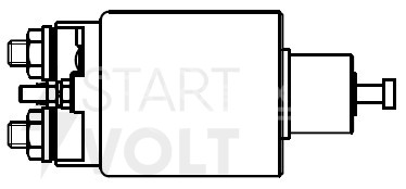 Реле втягивающее стартера для автомобилей Opel Astra G (98-)/Vectra B (95-) 1.6i