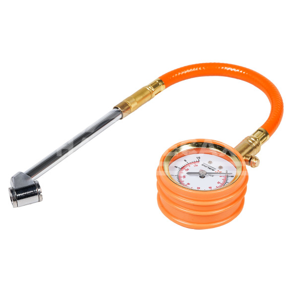 Манометр стрелочный профессиональный с шлангом обрезиненый 10 АТМ
