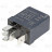 Реле автомобильное 5 контактов 12V 10/20A (с резистором) универсальное