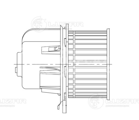Электровентилятор отопителя для автомобилей Ford Transit (00-)/Transit (06-)