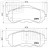 Колодки тормозные для автомобилей Peugeot 308 II (13-) дисковые передние