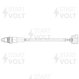 Датчик кислорода для автомобилей  Mercedes-Benz GLA X156 (13-)/CLA C117 (13-)/A W176 (12-) 1.6T/2.0T левый после катализатора
