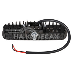 Фара светодиодная прямоугольная 6LED, направленный свет, 18Вт, 157х42х40мм, 12/24В