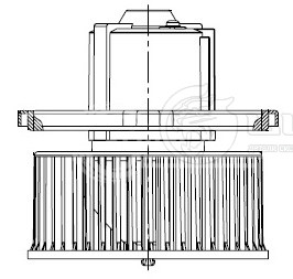 Электровентилятор отопителя для автомобилей Hyundai Porter (H-100/TagAZ) (96-)