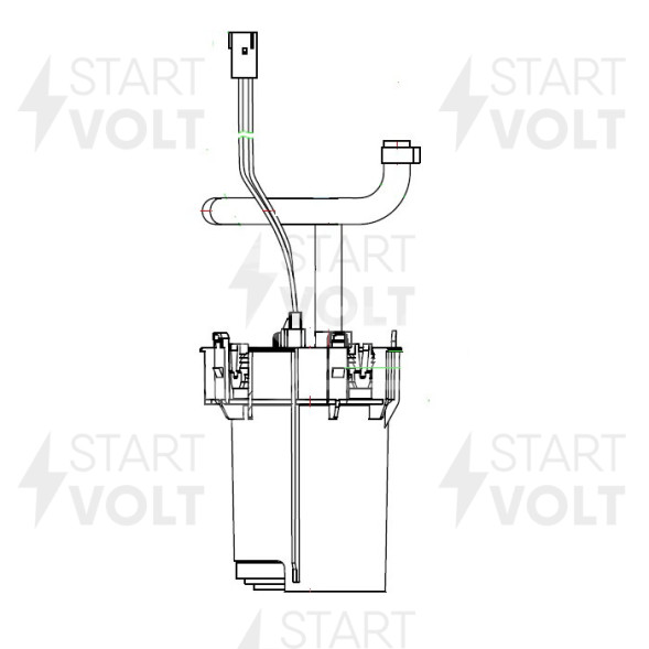 Модуль топливного насоса для автомобилей Opel Astra G (98-)/Vectra B (95-) 1.6i/1.8i/2.0i
