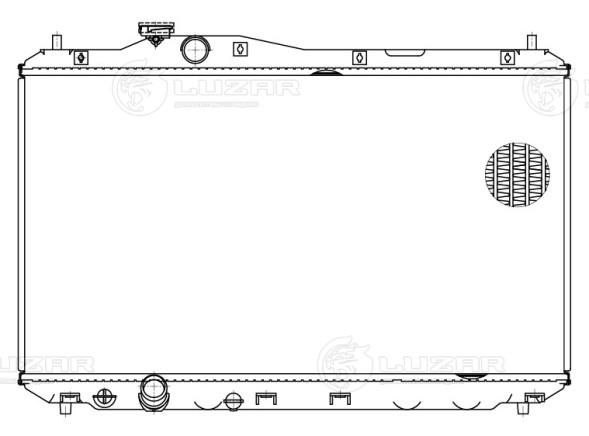 Радиатор охлаждения для автомобилей Honda Civic 4D (12-) M/A