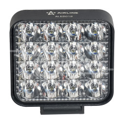 Фара светодиодная квадратная 16LED, направленный свет, 16Вт, 83х83х22мм, 12/24В PLUS