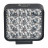 Фара светодиодная квадратная 16LED, направленный свет, 16Вт, 83х83х22мм, 12/24В PLUS