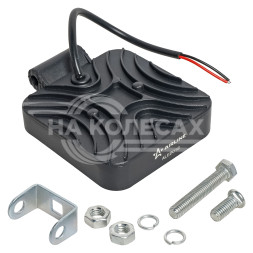 Фара светодиодная квадратная 16LED, направленный свет, 16Вт, 83х83х22мм, 12/24В PLUS