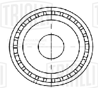 Ролик приводного ремня для автомобилей Mercedes GLC (X253) (15-) 2.1d [OM651] (только ролик натяжителя)