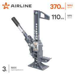 Домкрат реечный 20&quot; 3т 110-370мм