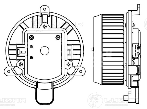 Электровентилятор отопителя для автомобилей Land Rover Range Rover IV (12-)/Range Rover Sport II (13-)
