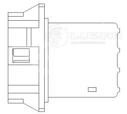 Резистор электровентилятора отопителя для автомобилей Nissan Qashqai (06-) (manual A/C)