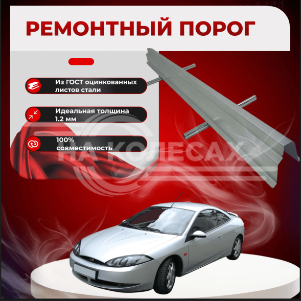 Ремонтные пороги Ford Cougar