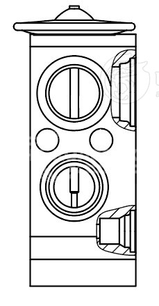 Клапан расширительный кондиционера (ТРВ) для автомобилей Tucson (04-)/Kia Sportage II (04-)